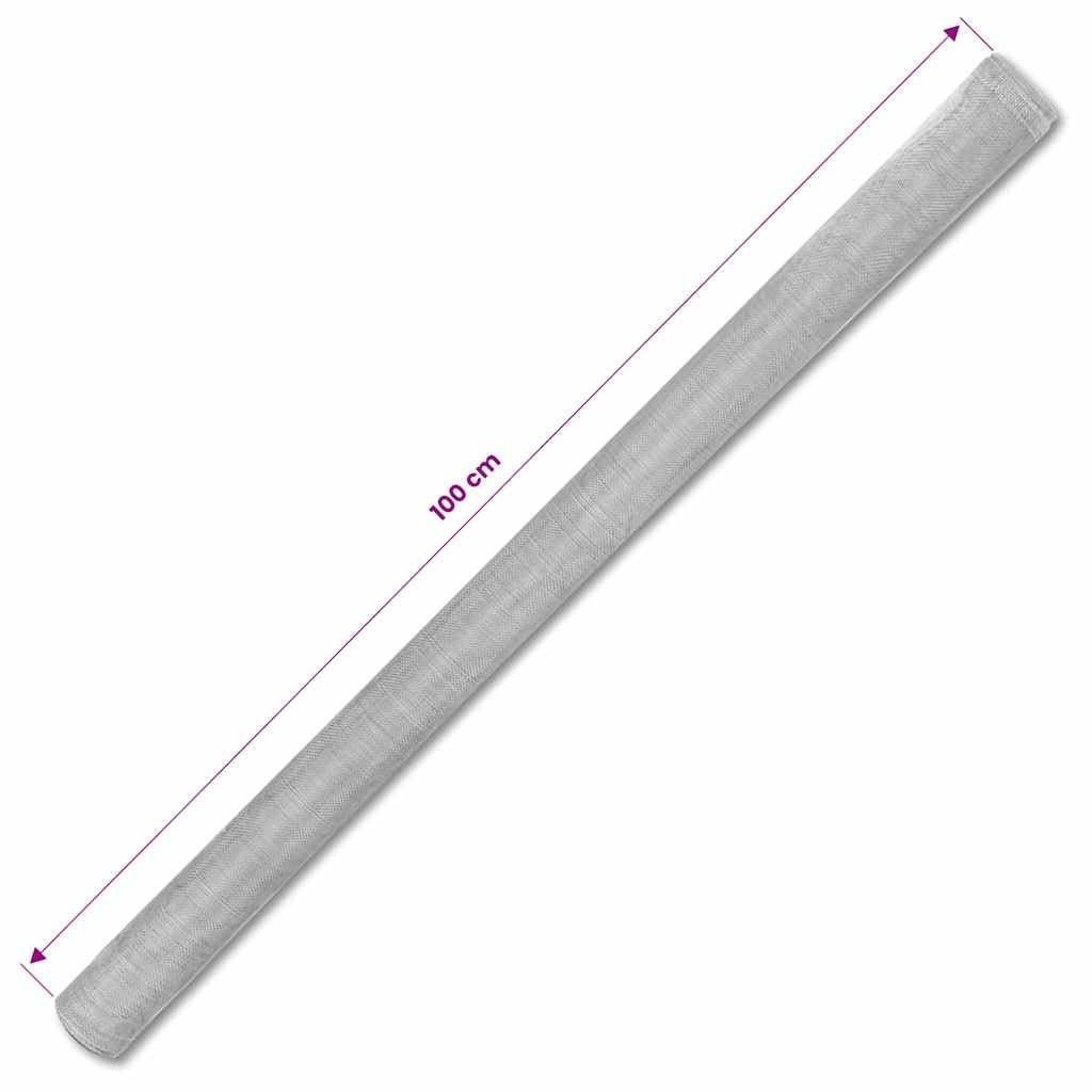 Aluminum Mesh Screen 39.4x196.9 in Silver L290