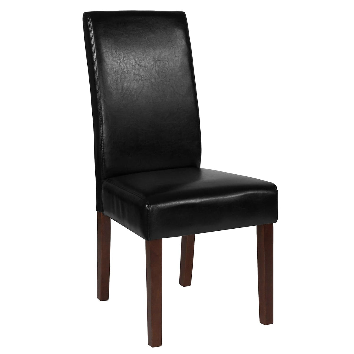 Black LeatherSoft Parsons Dining Chair T631843