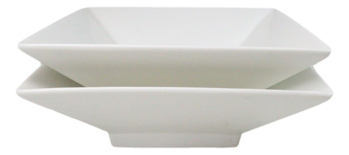 Porcelain Square Bowls 35oz Dishwasher And Microwave Safe U96012