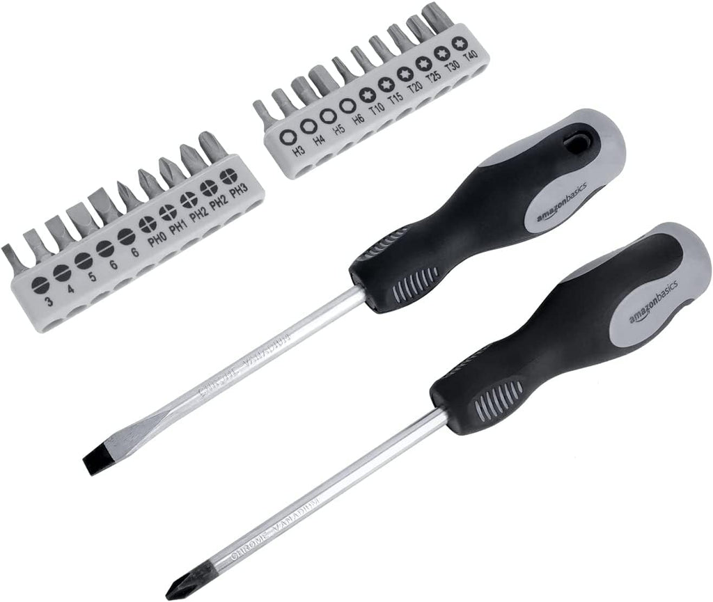 65-Piece Household Hand Tool Kit Set with Storage Case A2173