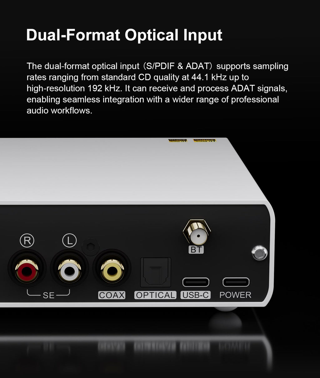 Black Hi-Res Audio DAC with Bluetooth U360605