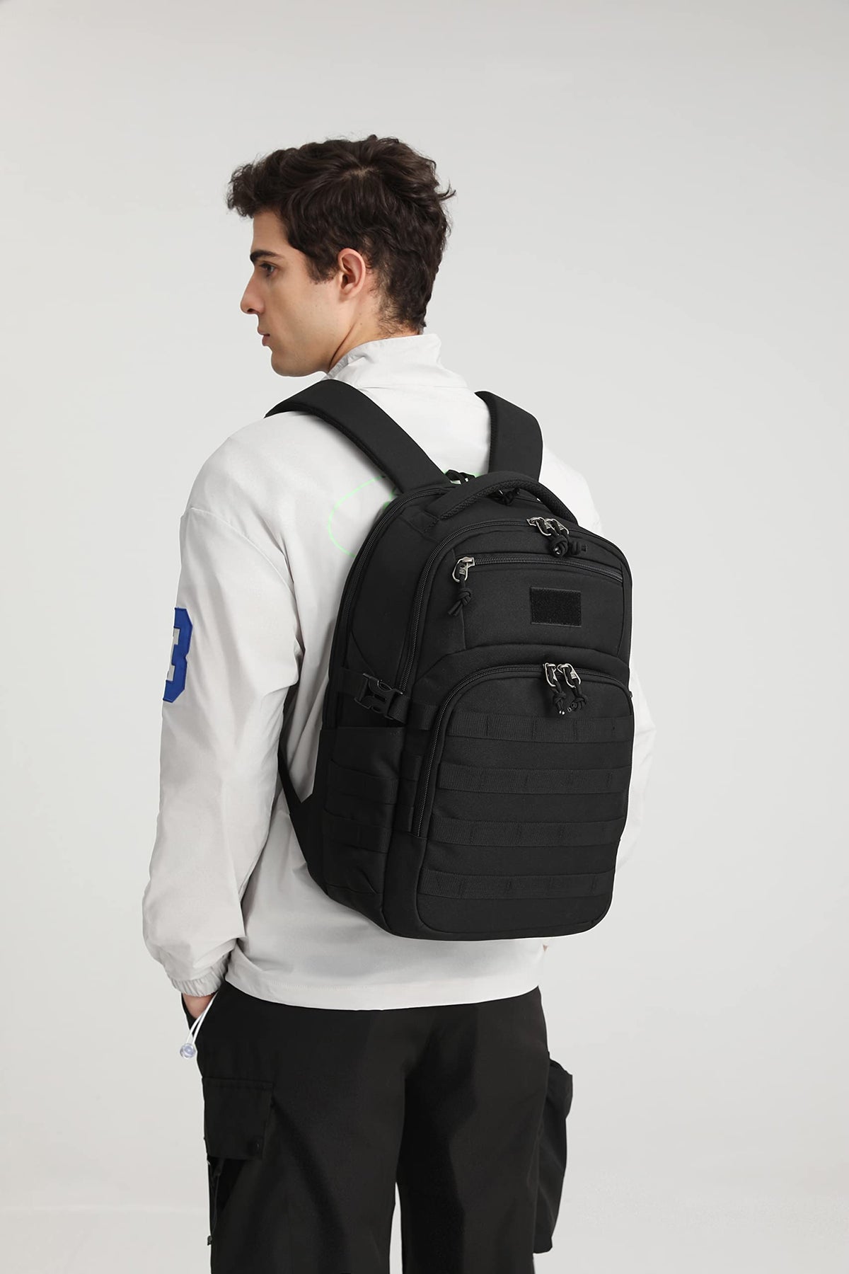 Black Small Tactical Backpack K229