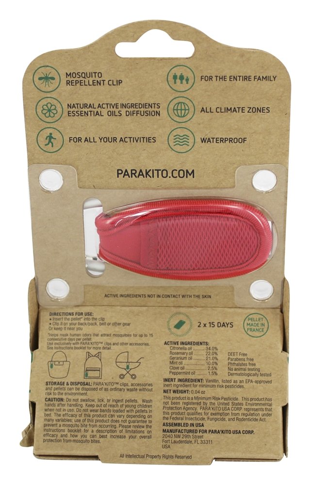 Mosquito Repellent Refillable Clip + 2 Pellets R975489
