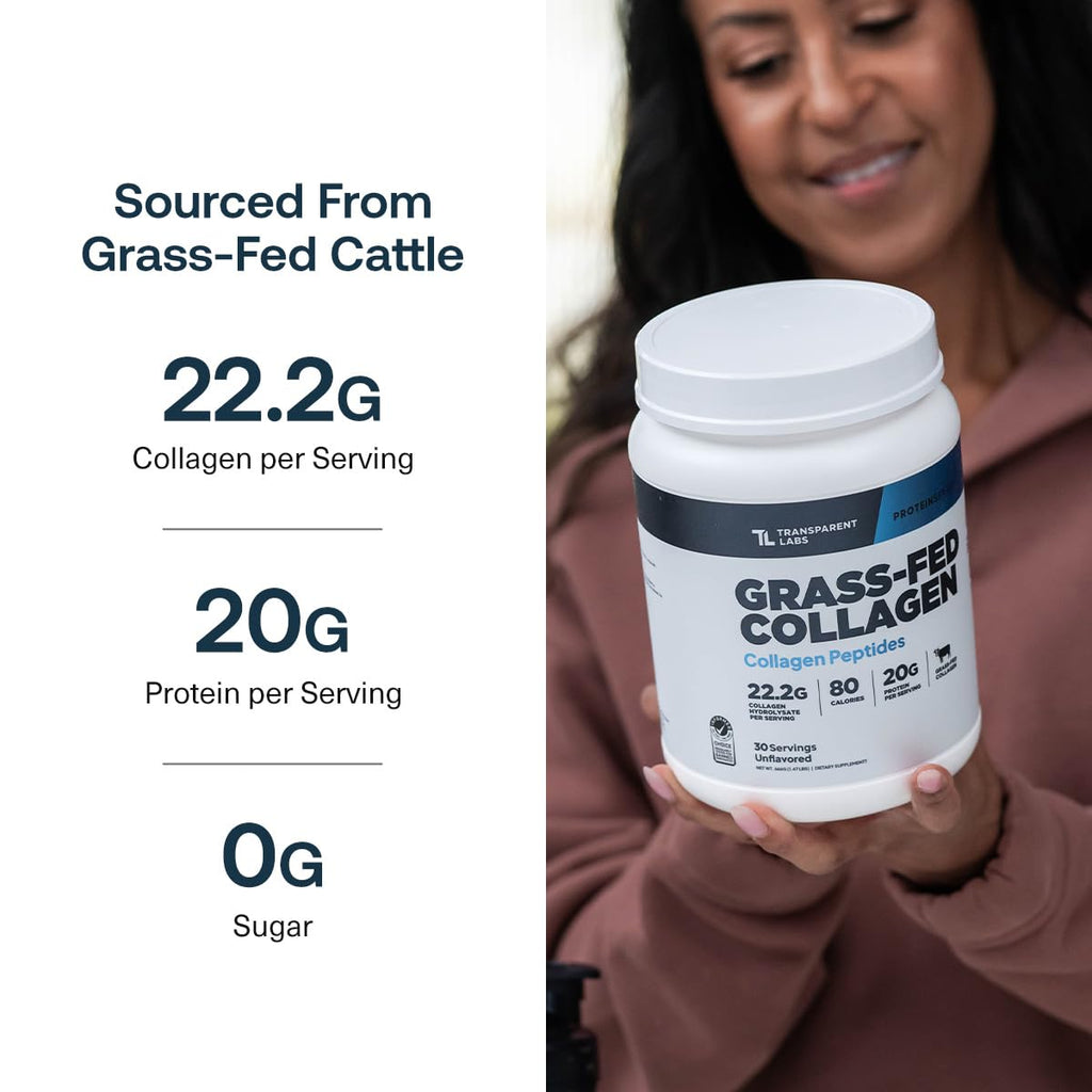 Grass-Fed Collagen Peptides, 30 Servings, Unflavored K522