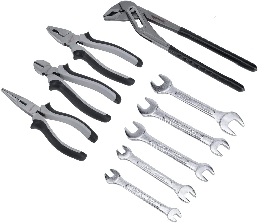 65-Piece Household Hand Tool Kit Set with Storage Case A2173