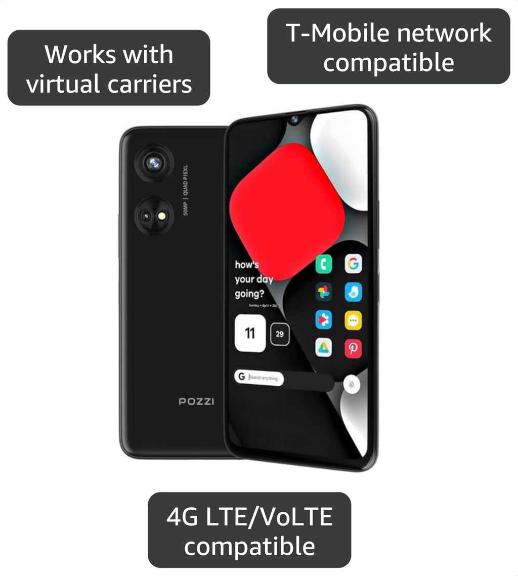 6.79” HD+ 128GB 4G LTE Unlocked Android Smartphone N748