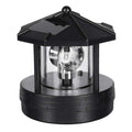 Solar Lighthouse LED Rotating Garden Light with 2 Solar Panels Y605724