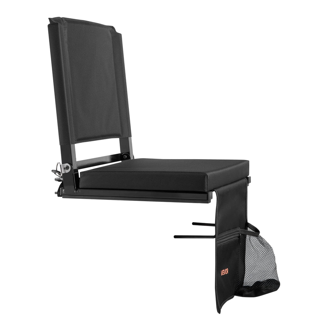 Folding Bleacher Seat with Back Support and Cushion U265314