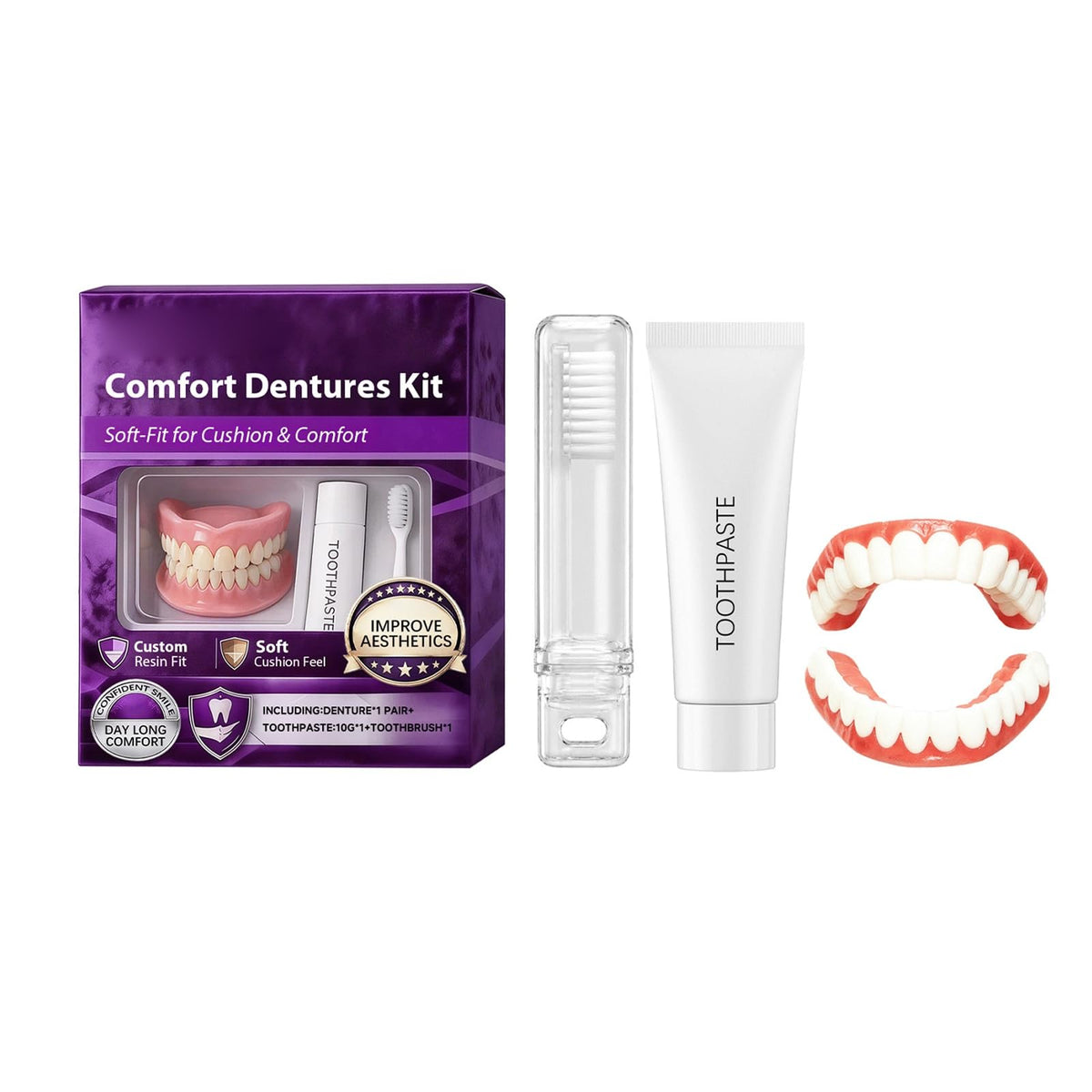 Heat Moldable Silicone Denture Kit V622