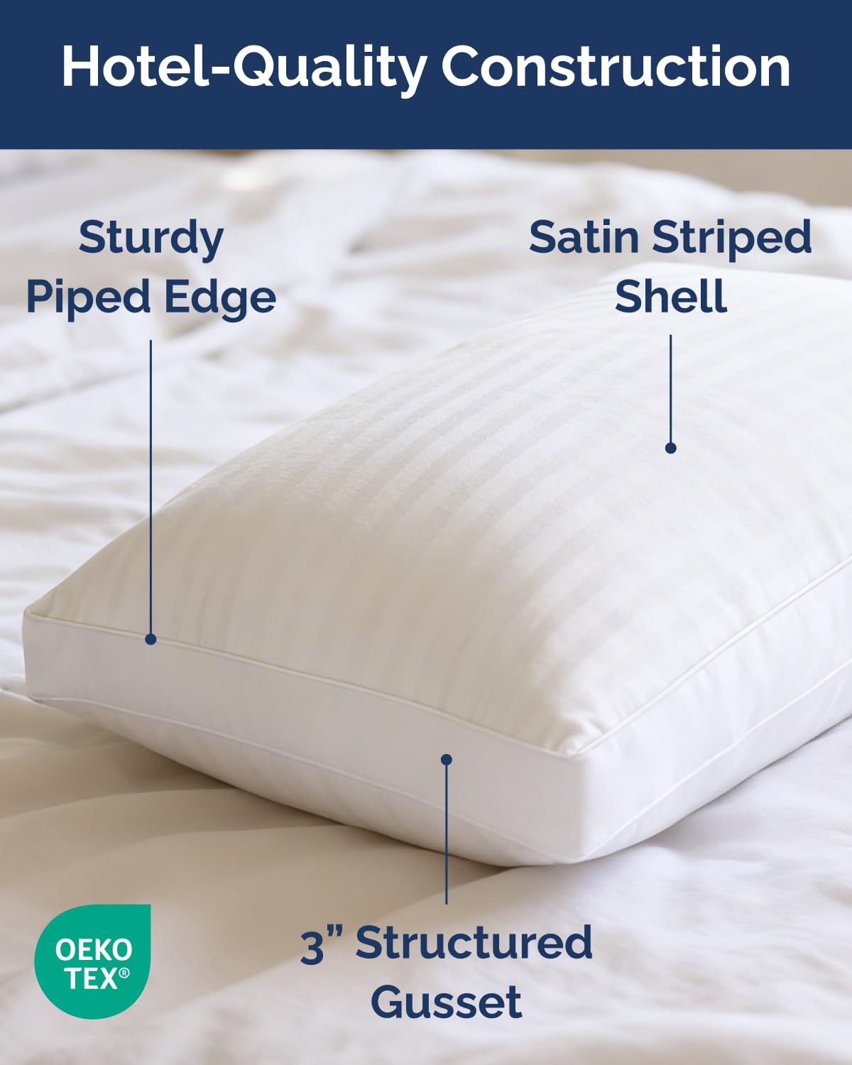 King Size Gusset Pillows Set of 2 A557014