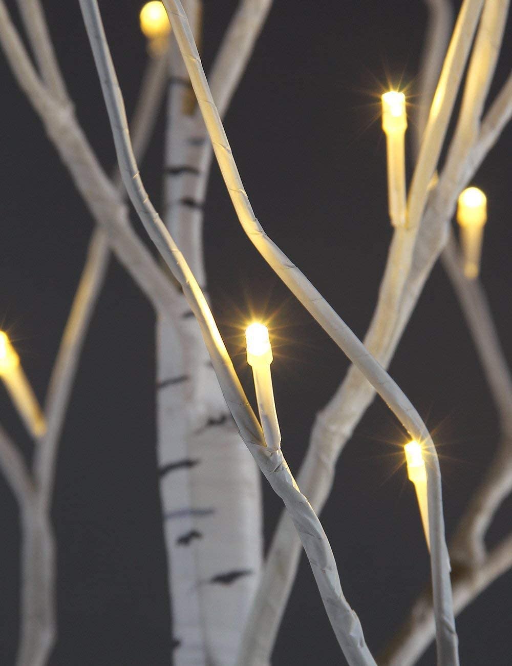 LED Birch Tree Light Set 4ft 6ft 8ft Warm White 3-Pack L666