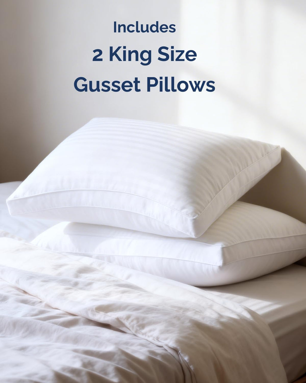 King Size Gusset Pillows Set of 2 A557014