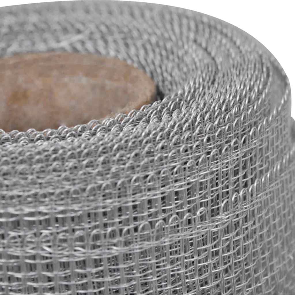 Aluminum Mesh Screen 39.4x196.9 in Silver L290