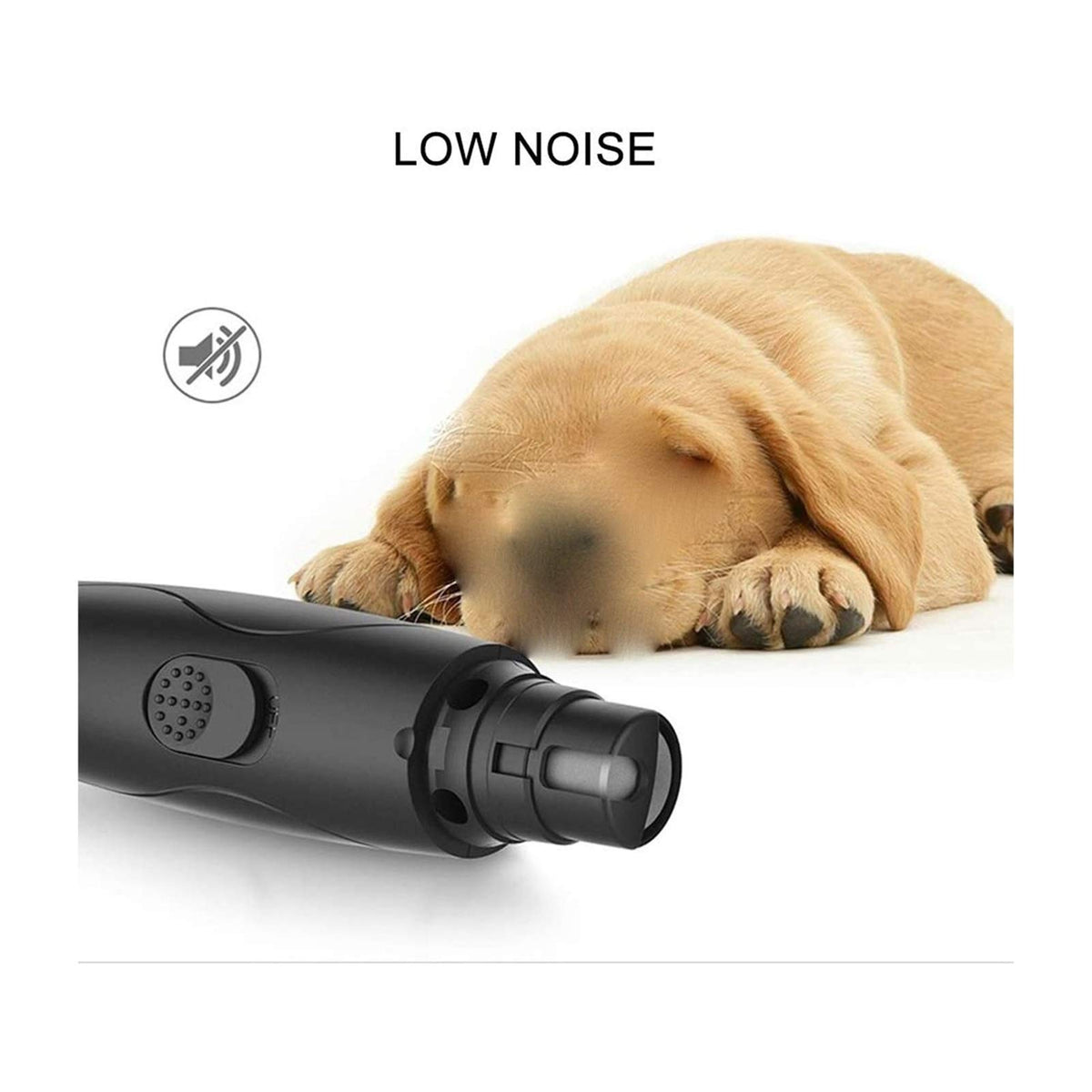 Dog Nail Grinder Clipper Rechargeable Electric Pet Nail Trimmer L6726