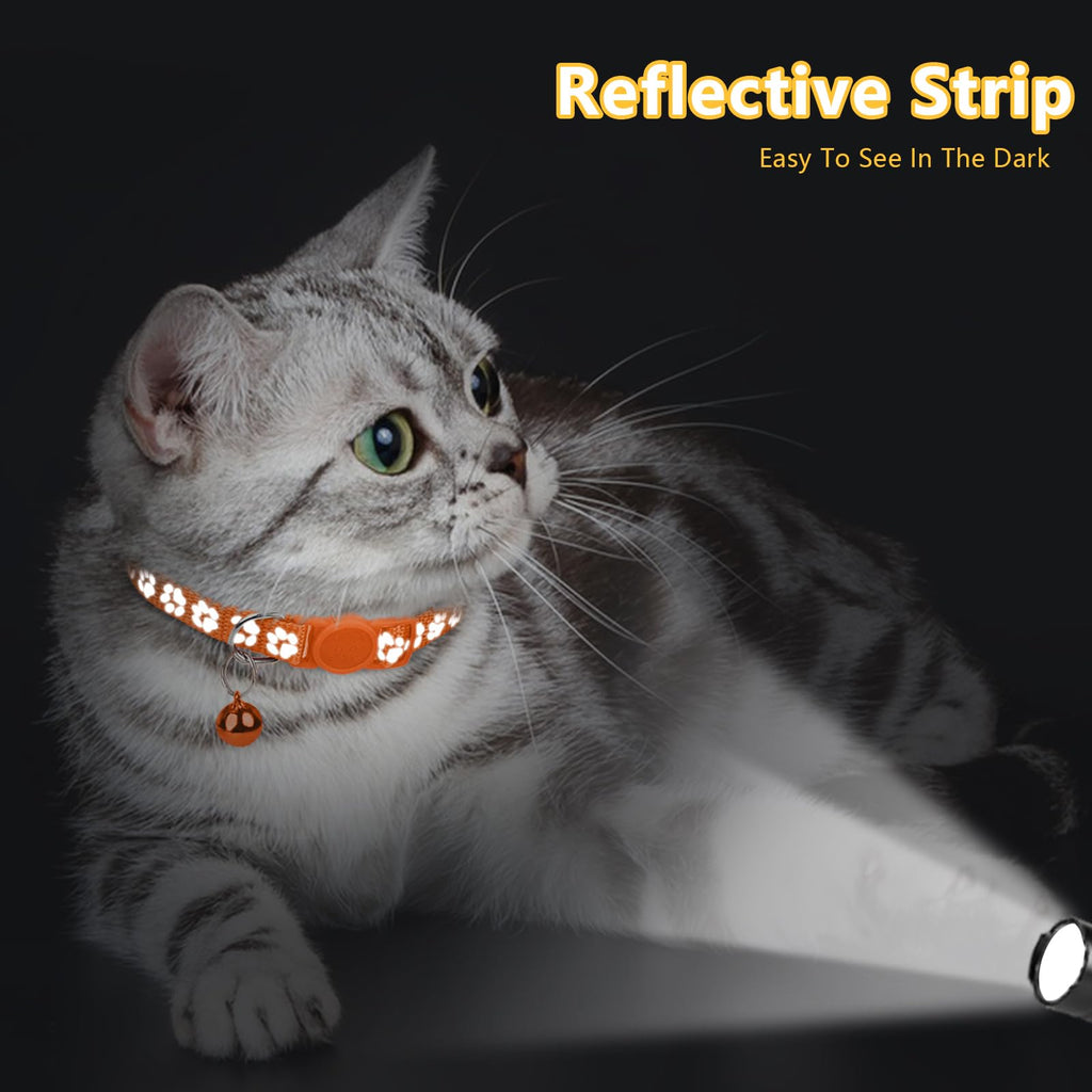 2 Pack Reflective Breakaway Cat Collar with Bell S457