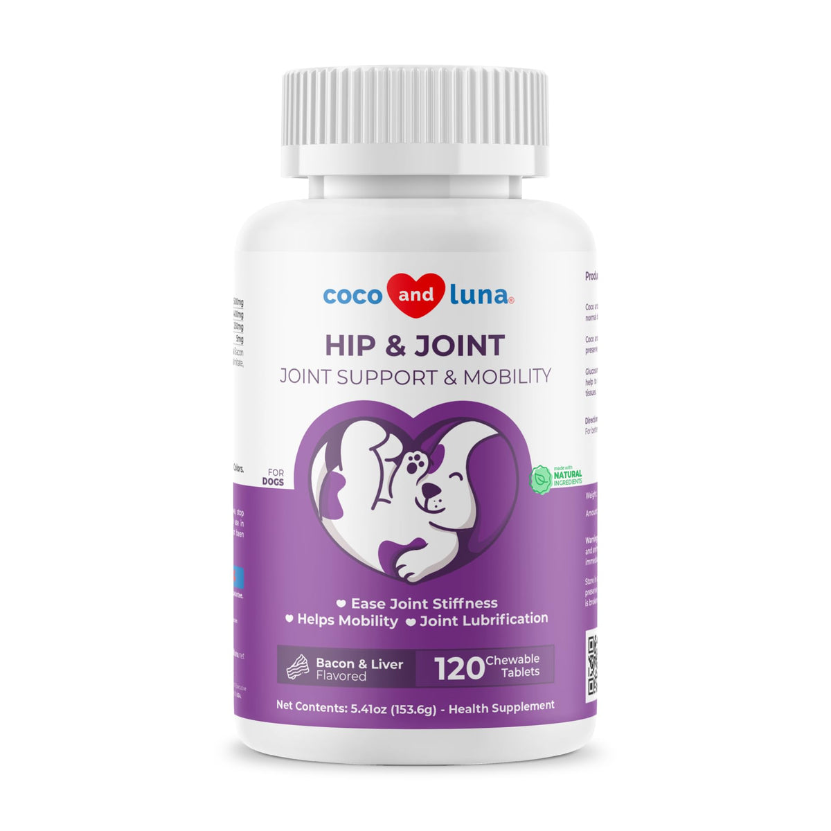 Glucosamine MSM & Chondroitin Dog Supplement 120 ct N24815