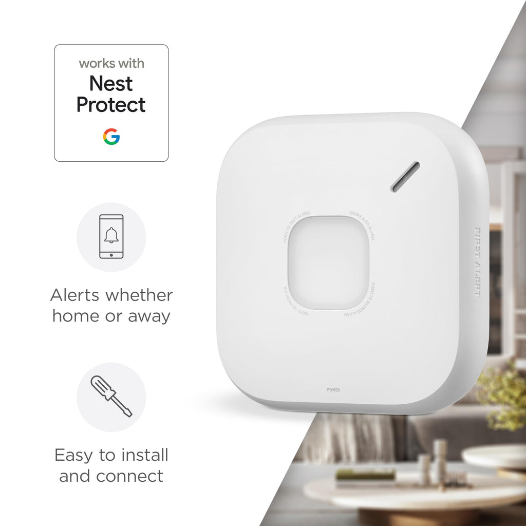 Hardwire Smart Smoke & Carbon Monoxide Alarm C799656