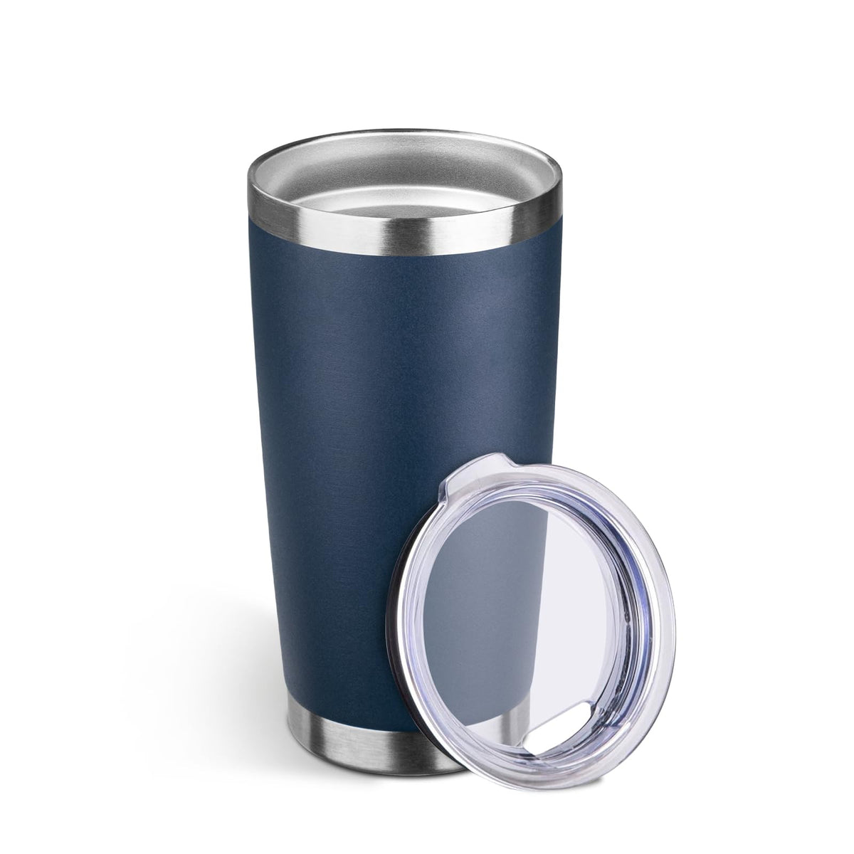 20oz Stainless Steel Travel Coffee Tumbler Navy Blue K22368