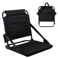 Portable Stadium Seat with Back Support and Storage Pockets R591651