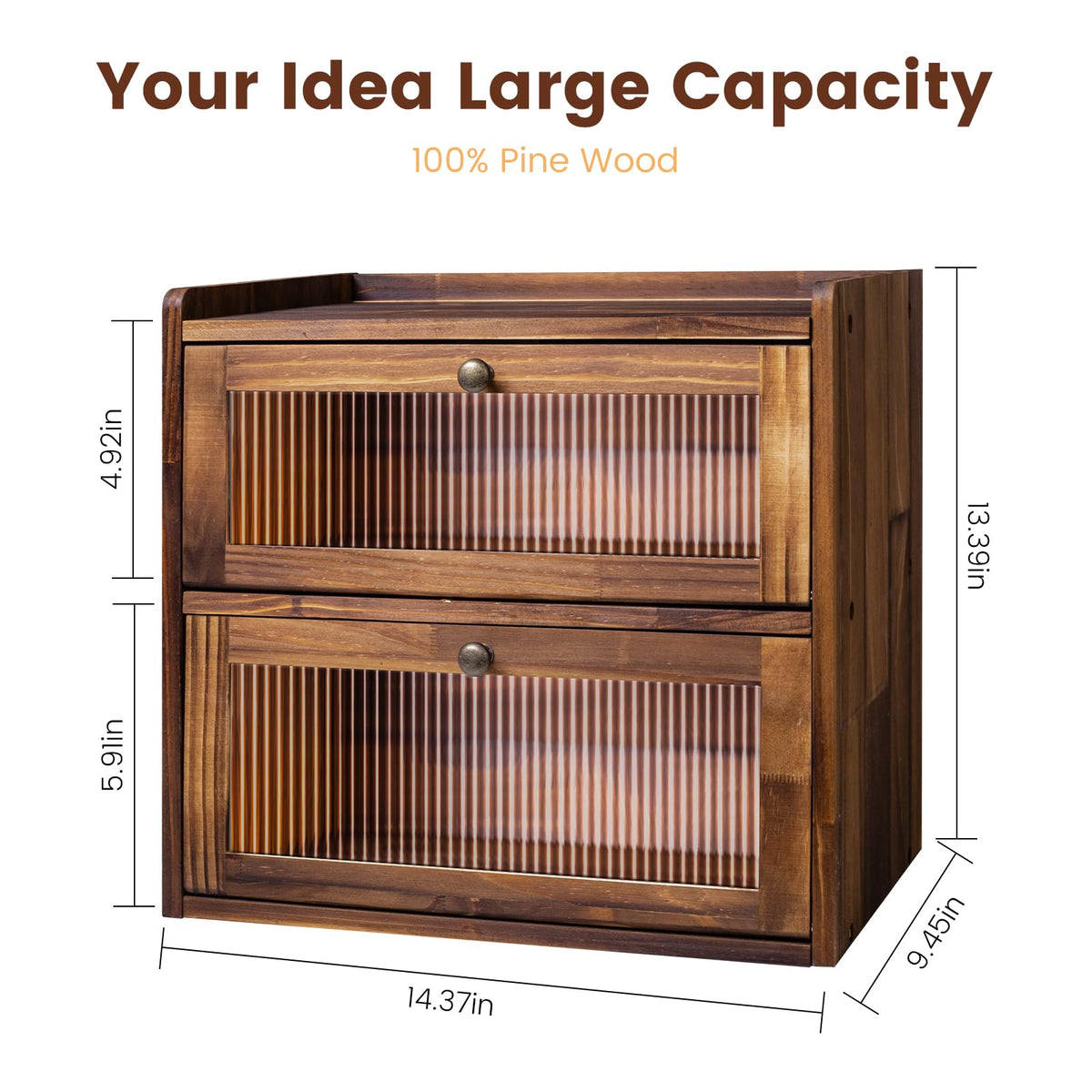 Wooden Bread Box H843430
