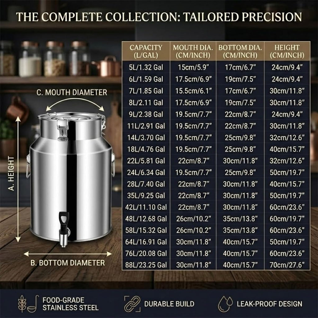 Stainless Steel Beverage Dispenser with Faucet U23265