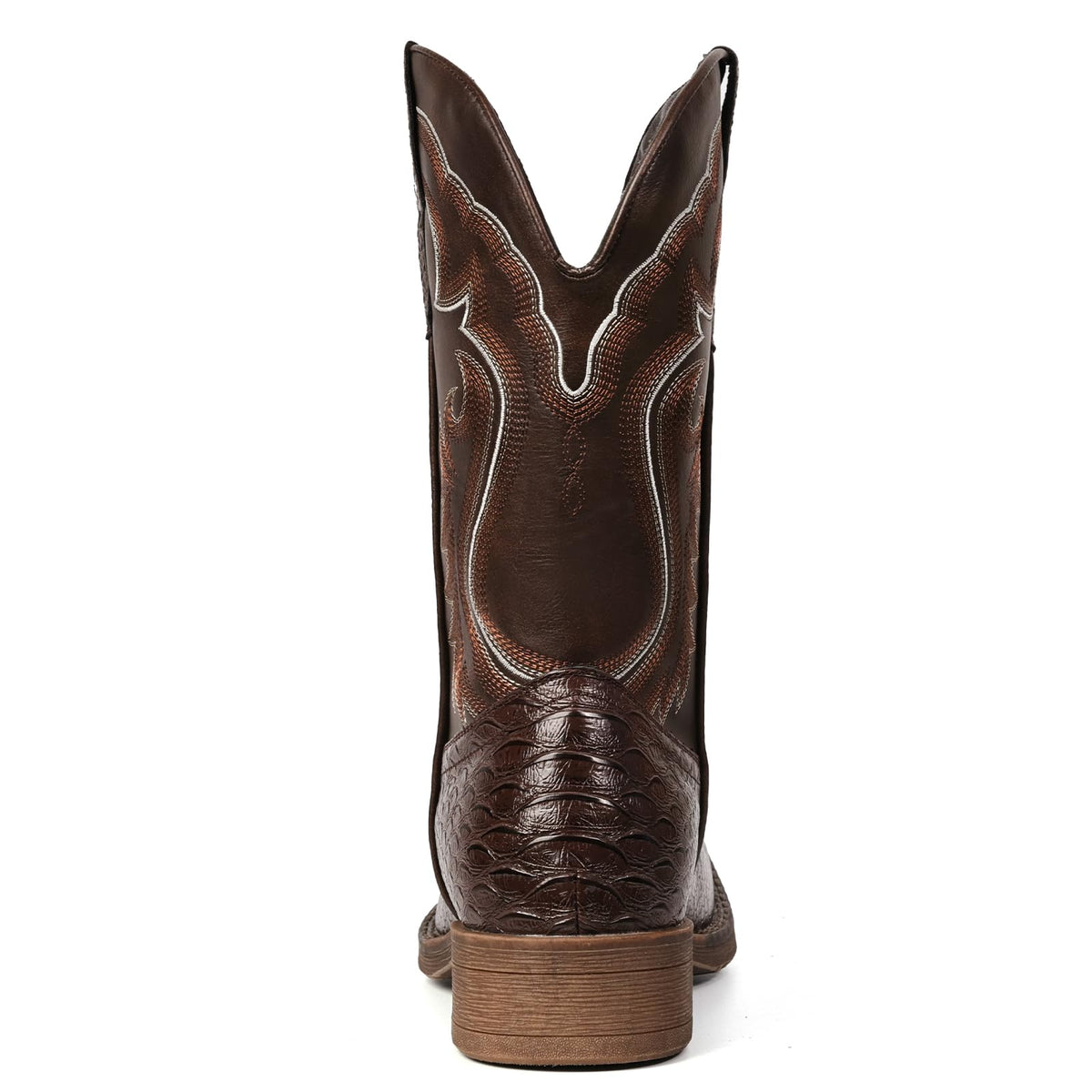 Cowboy Boots for Men Square Toe Mid Calf W33977