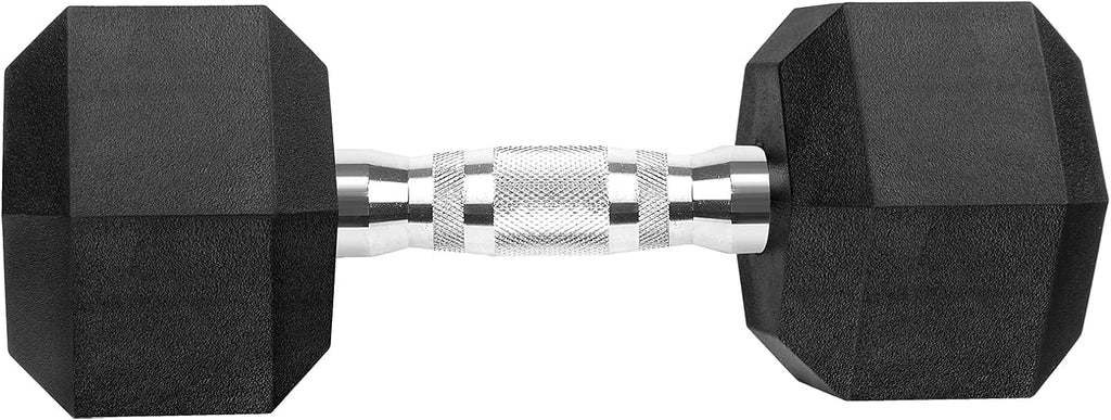 Rubber Coated Cast Iron Hex Dumbbells Y709