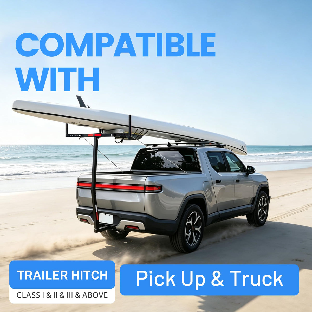 Truck Bed Extender Hitch Mount Extension Rack O475966