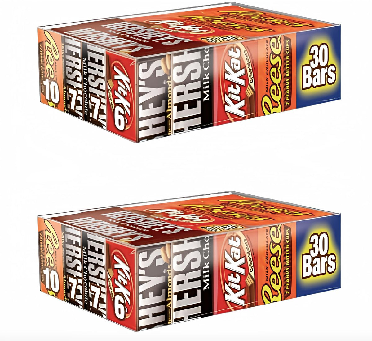Chocolate Candy Bar Variety Pack 30 Count Box 2 Pack N226