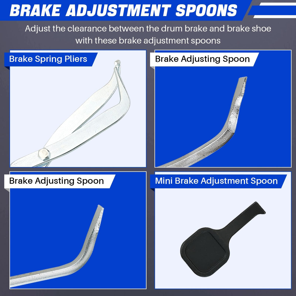 8 Pc Drum Brake Tool Kit X32506