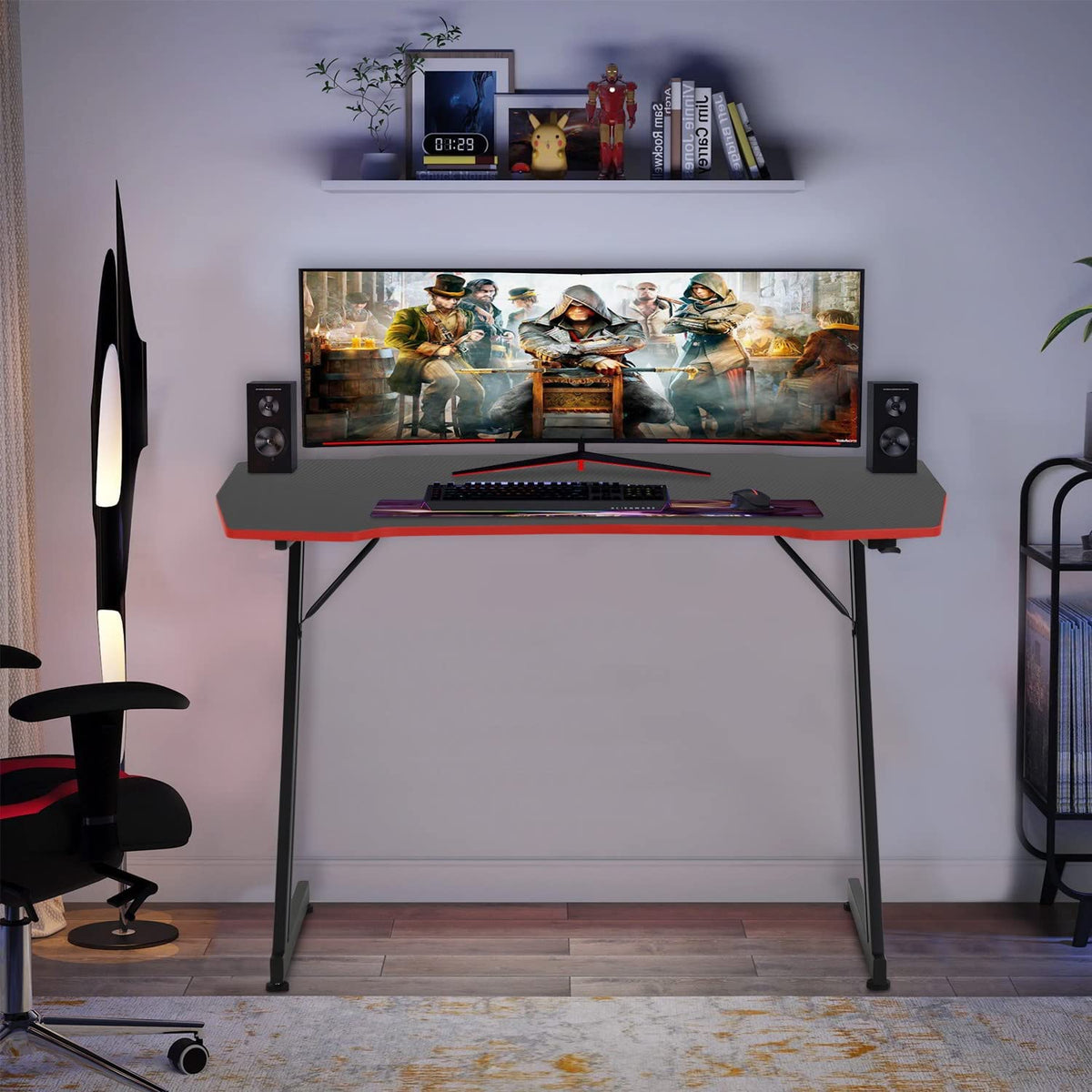 47 inch Carbon Fiber Gaming Desk U85397