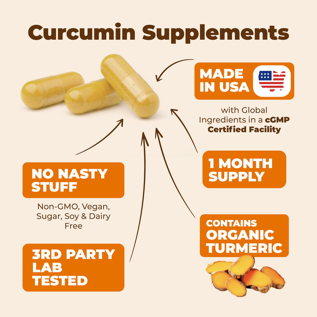Turmeric Curcumin Glucosamine Chondroitin MSM Supplement X2888
