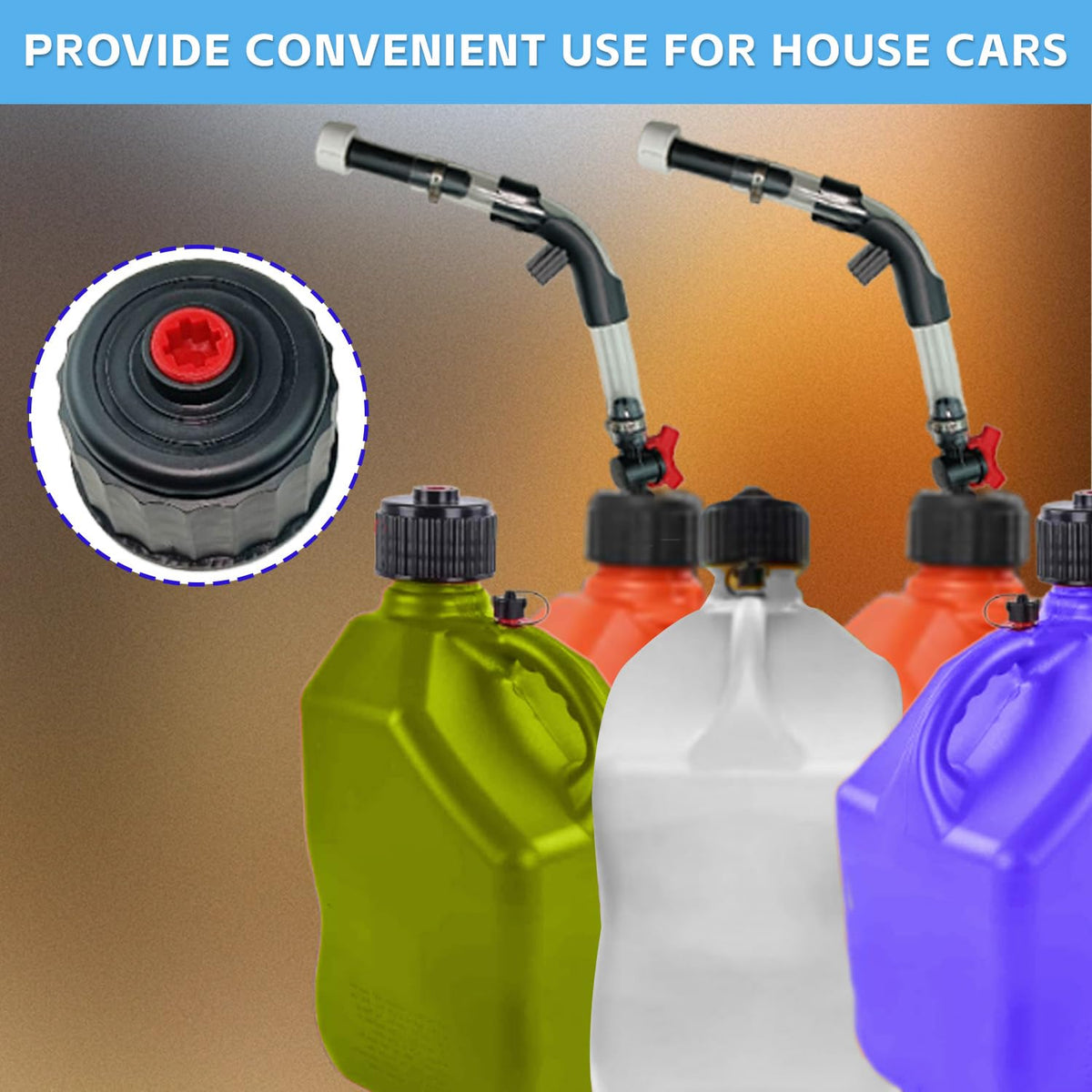 Gas Cans Fuel Jug Cap Kit U12565