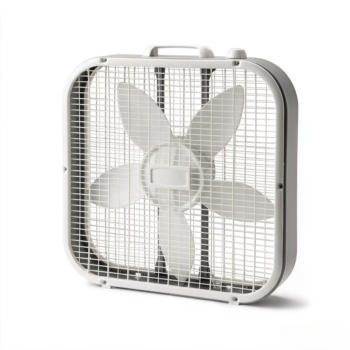 White 3-Speed Box Fan I45154