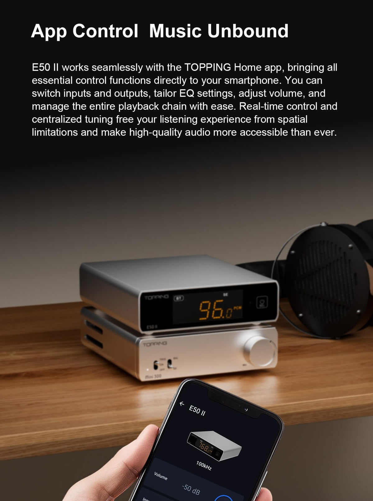Black Hi-Res Audio DAC with Bluetooth U360605