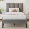 Twin Size Upholstered Bed Frame A152