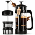 Black 17oz French Press Coffee Maker H6177