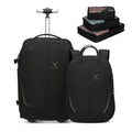 Rolling Backpack with Wheels 43L with Packing Cubes Set M2427