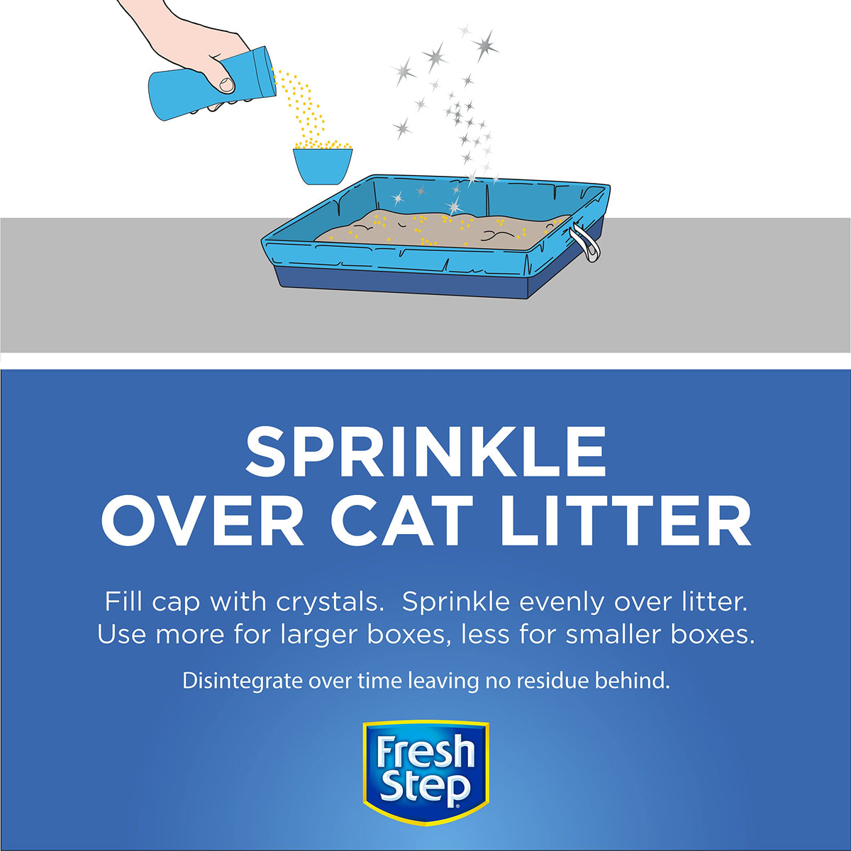 Cat Litter Crystals Summer Breeze Scent 15 Ounces 3 Pack L898