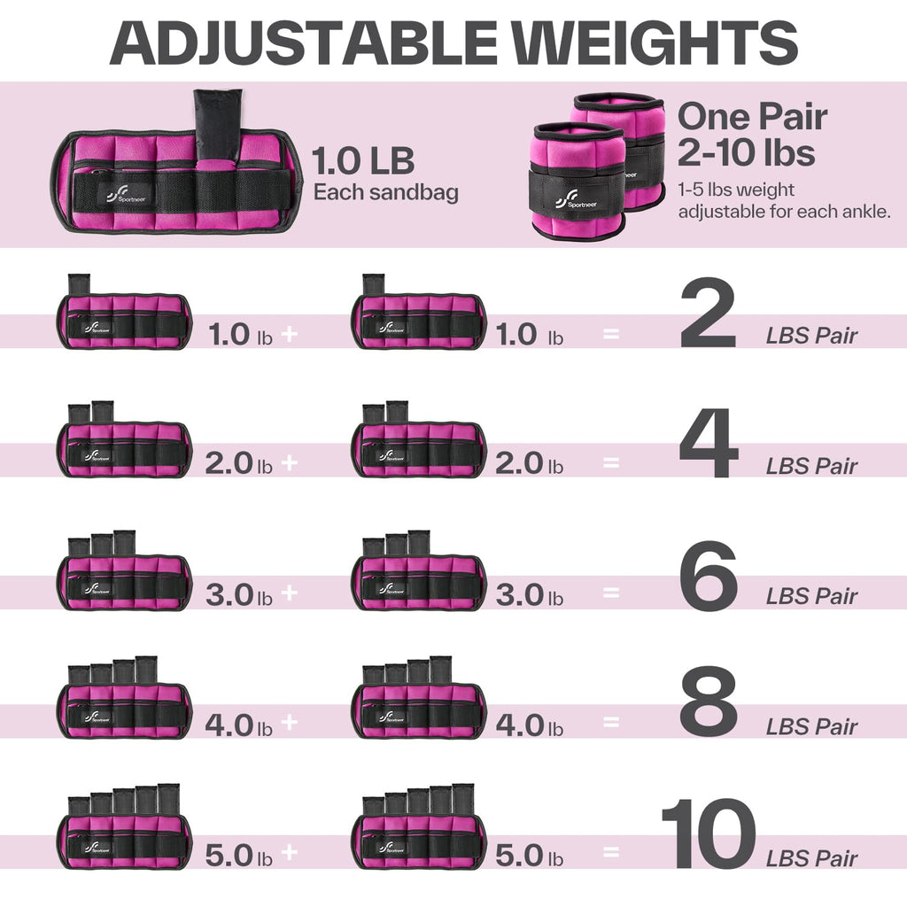 Adjustable Ankle Weights J9863