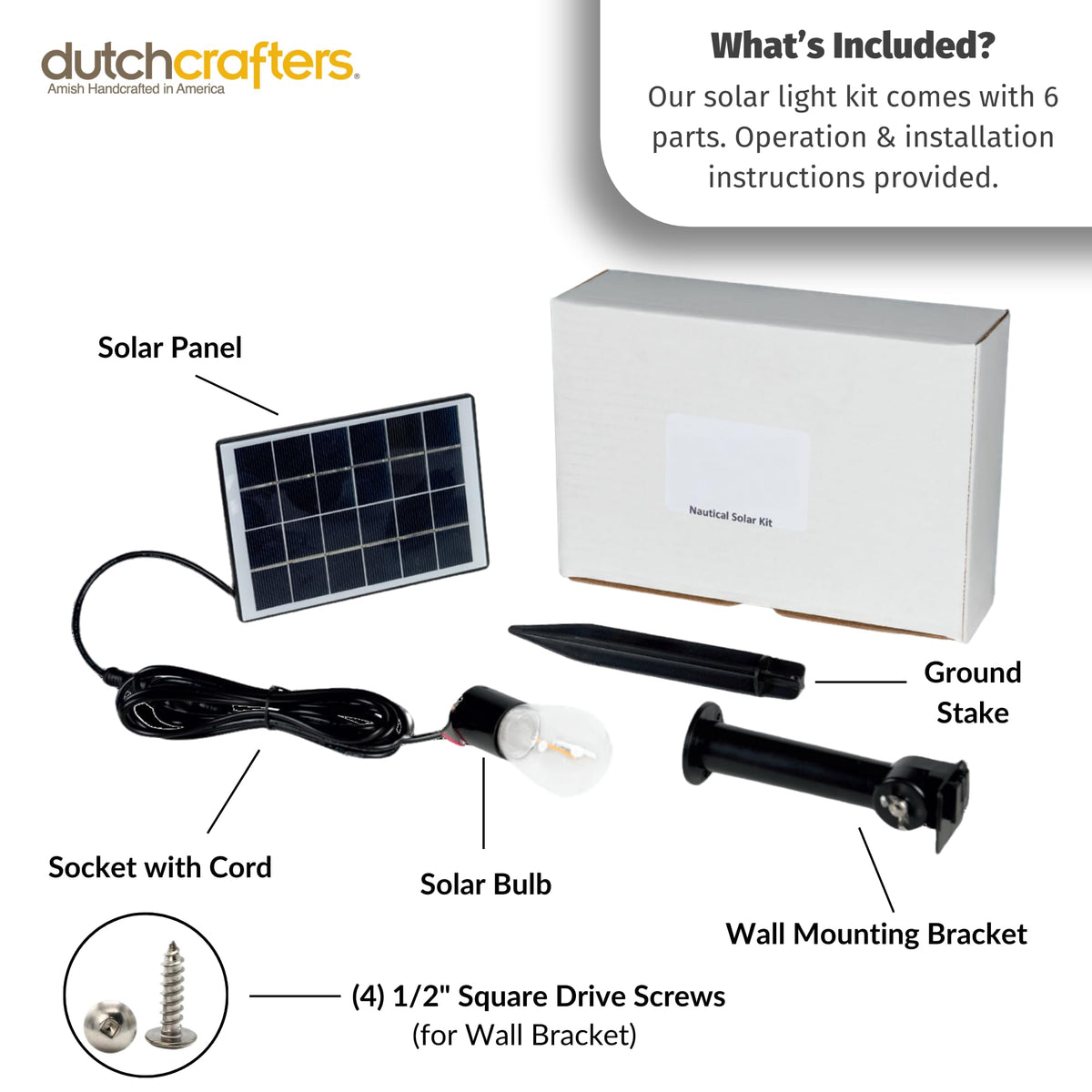 Solar Powered Lighthouse Kit with LED Lights O439