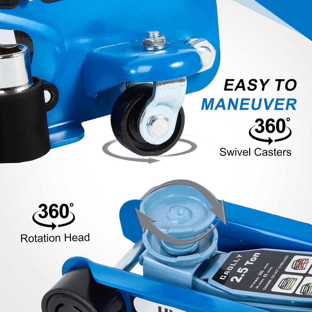 2.5 Ton Low Profile Hydraulic Floor Jack Kit G787