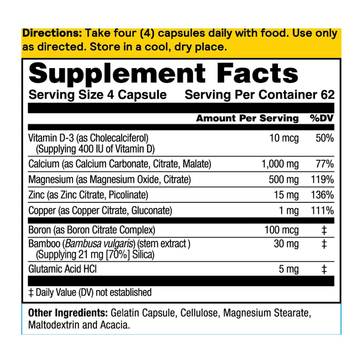 Cal Mag Zinc Complex 250 Count O6629