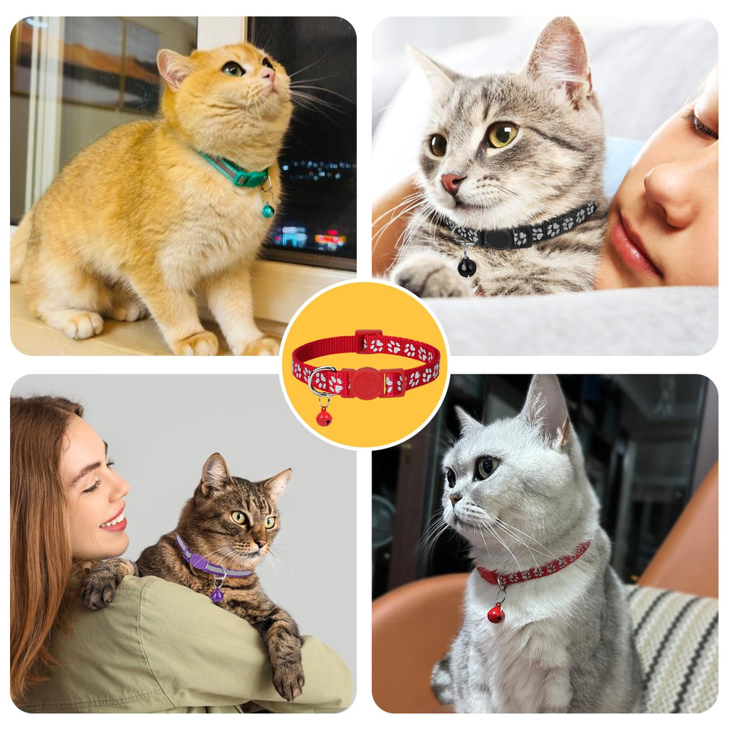 2 Pack Reflective Breakaway Cat Collar with Bell S457