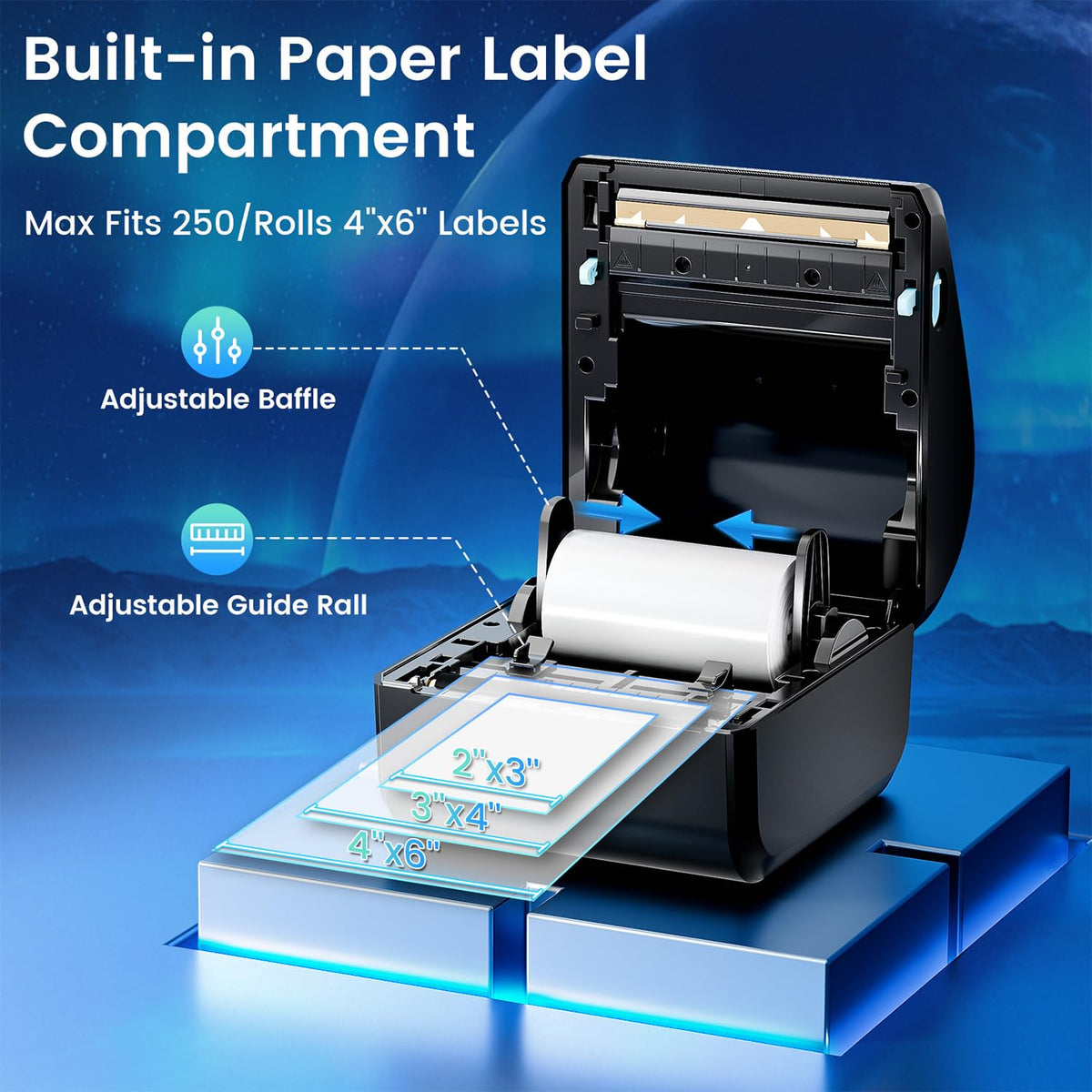 Bluetooth Shipping Label Printer B24820