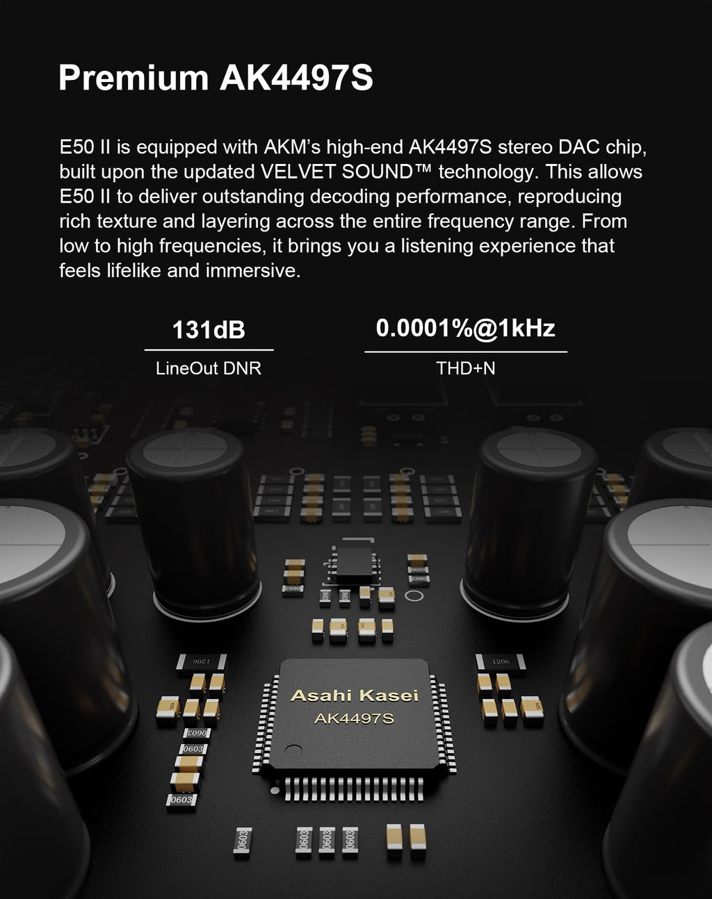 Black Hi-Res Audio DAC with Bluetooth U360605