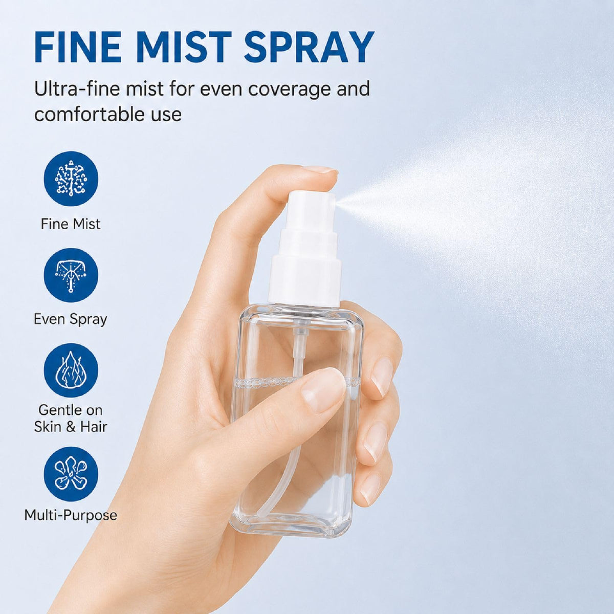 2 Pack 2.7oz Fine Mist Spray Bottles T235