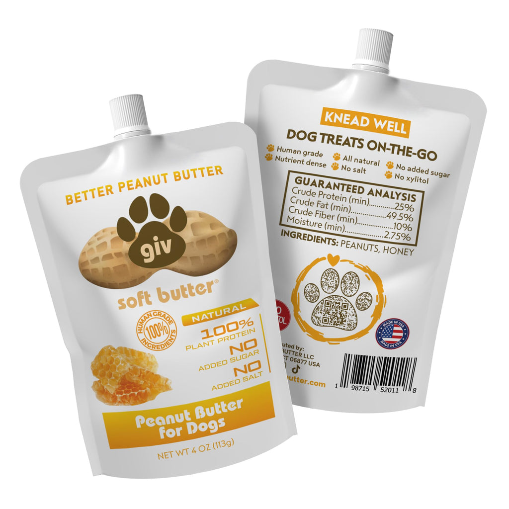 All Natural Peanut Butter 12oz Jar, 4oz Pouch & Lick Mat X22484