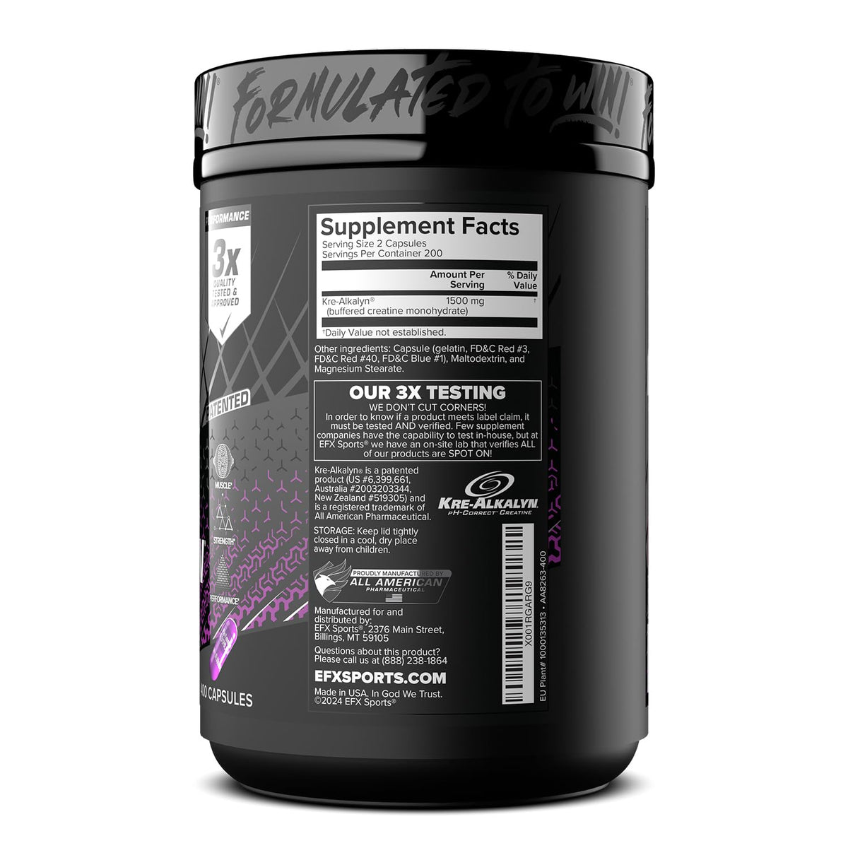 Creatine Monohydrate Capsules P1607
