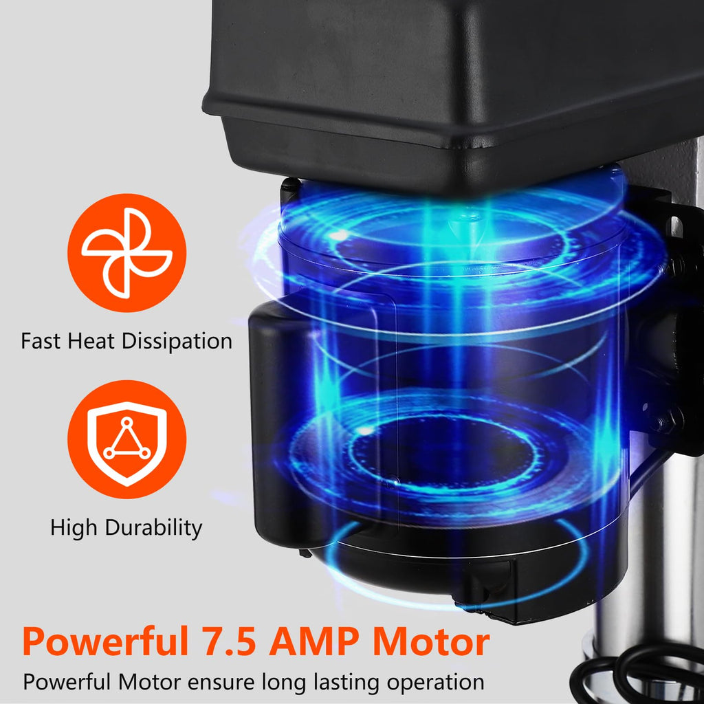 13 in 7.5 Amp Variable Speed Cast Iron Drill Press K7710